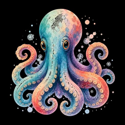 The Bridge, represented by a watercolor octopus